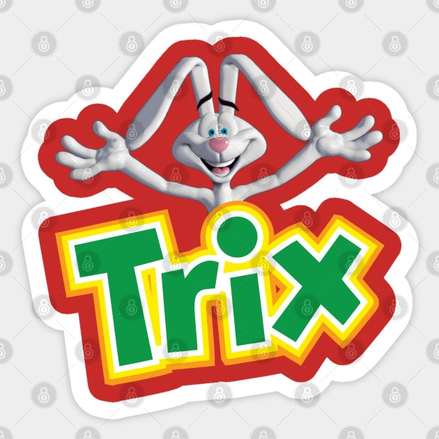 Trix Rabbit Sticker by GothicStudios